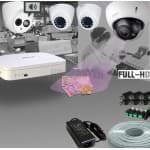 Комплект видеонаблюдения HDCVI 4-х канальный 720р KIT14 - для магазина