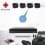 KIT27 Комплект Full HD видеонаблюдения на 4 камеры
